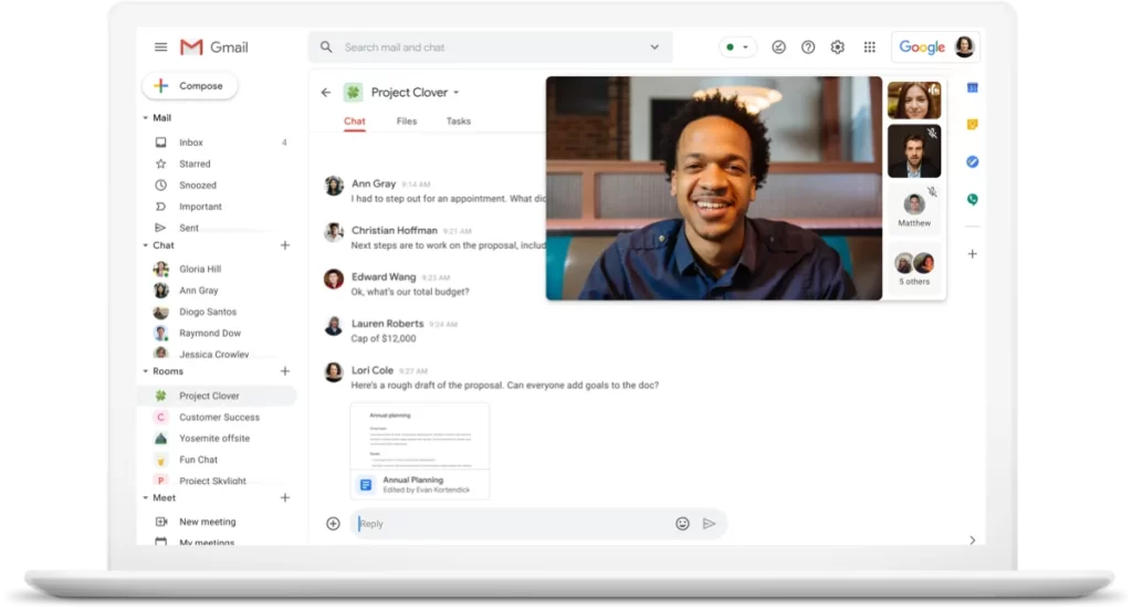 Demonstração da integração do Google Meet com demais ferramenta do GWS - Blog IPNET Demonstração da integração do Google Meet com demais ferramenta do GWS - Blog IPNET