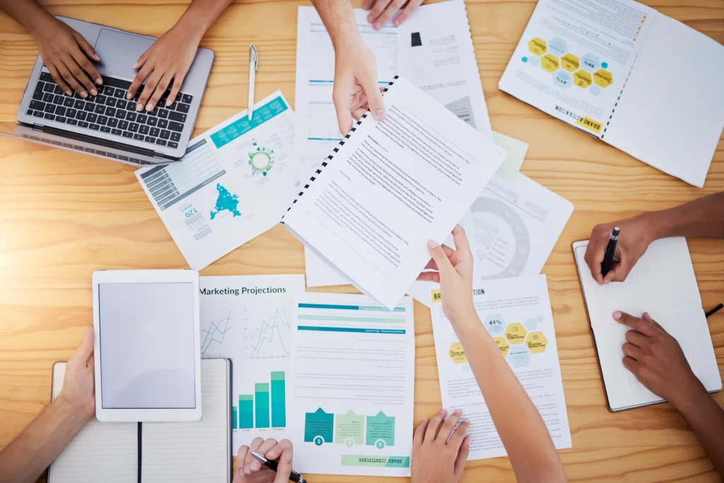 time realizando, em conjunto, a gestão de informação da empresa
